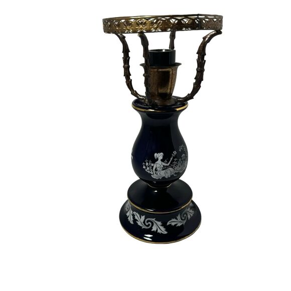 Vintage Hand Made in Fiorentina Italy Table Lamp W/ Roman/Greek Art Work- Tested - Picture 8 of 16